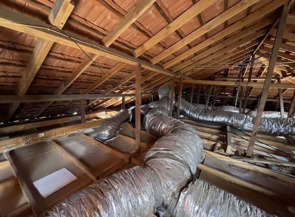 fter removal of insulation from roof space