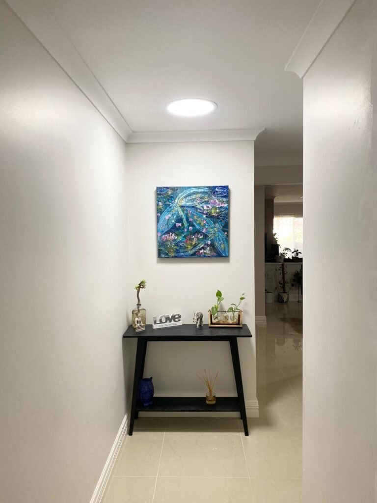 After skylight installation