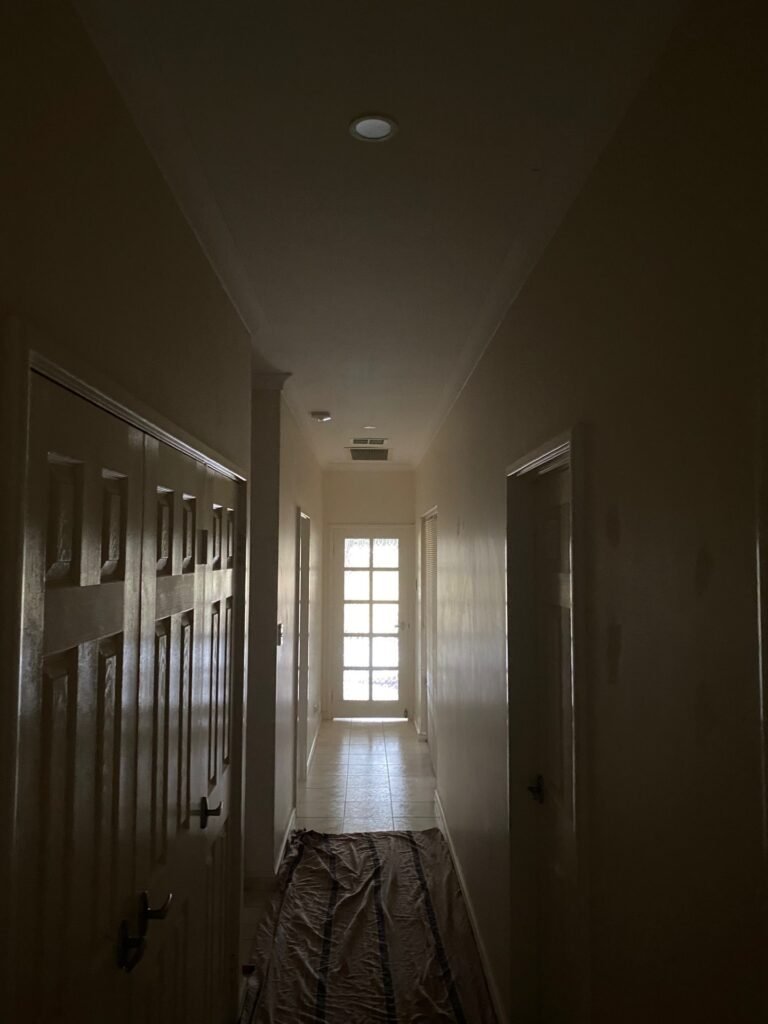Before a skylihght installation