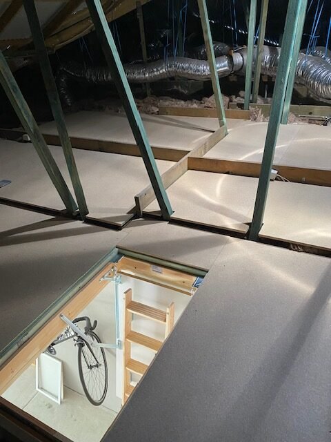 Rook space storage flooring